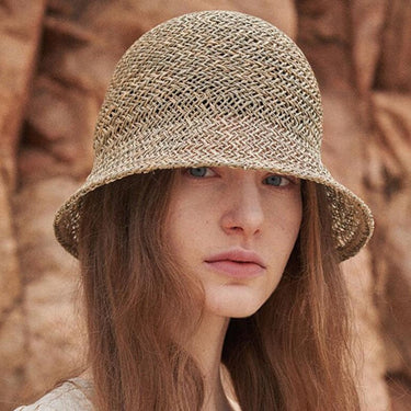chapeau paille bob